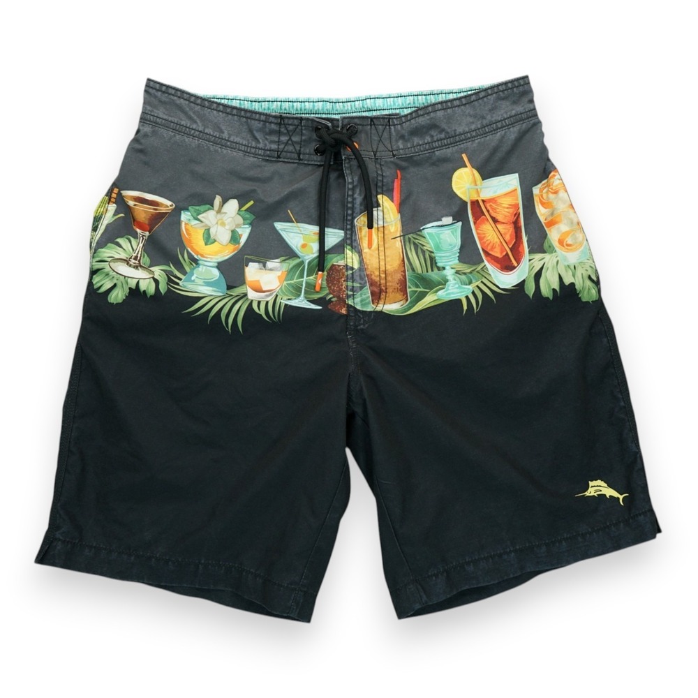 TOMMY BAHAMA Men's Medium Baja Weekend Spirits Boardshorts MSRP $100‎